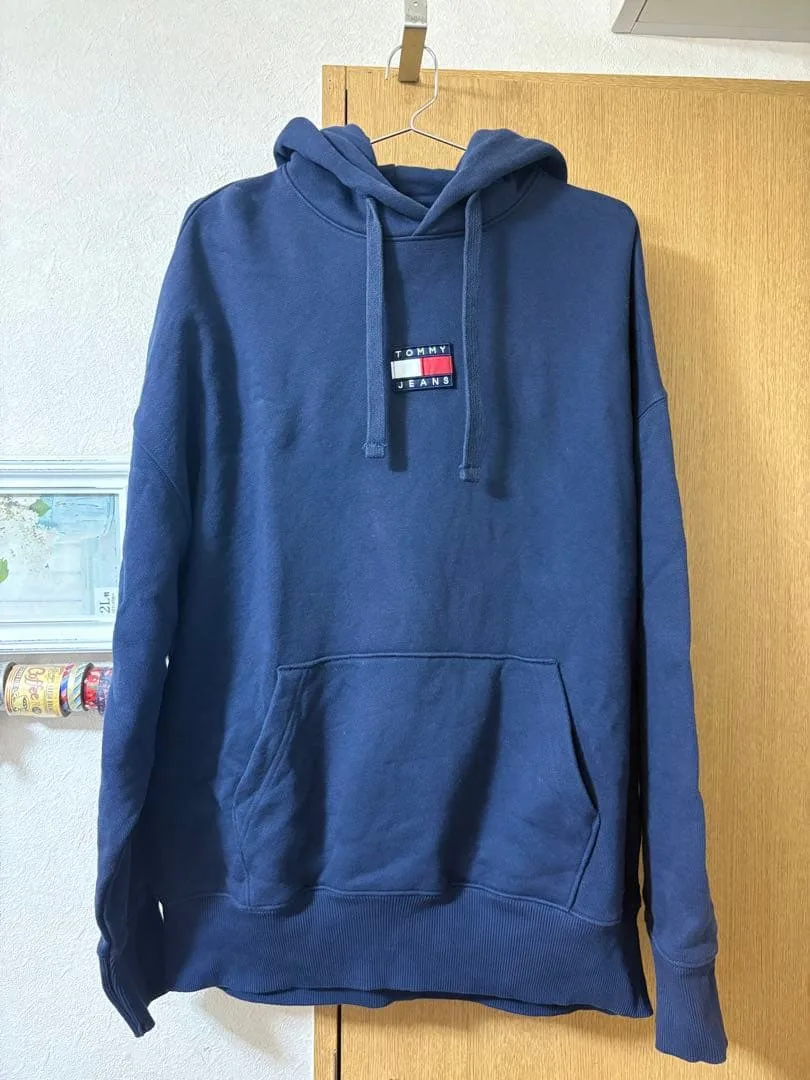 TOMMY JEANS パーカー ネイビー Sサイズ