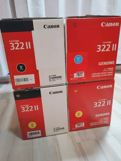 SALE!新品!Canon 322Ⅱ トナー シアン ブラック イエロー セット