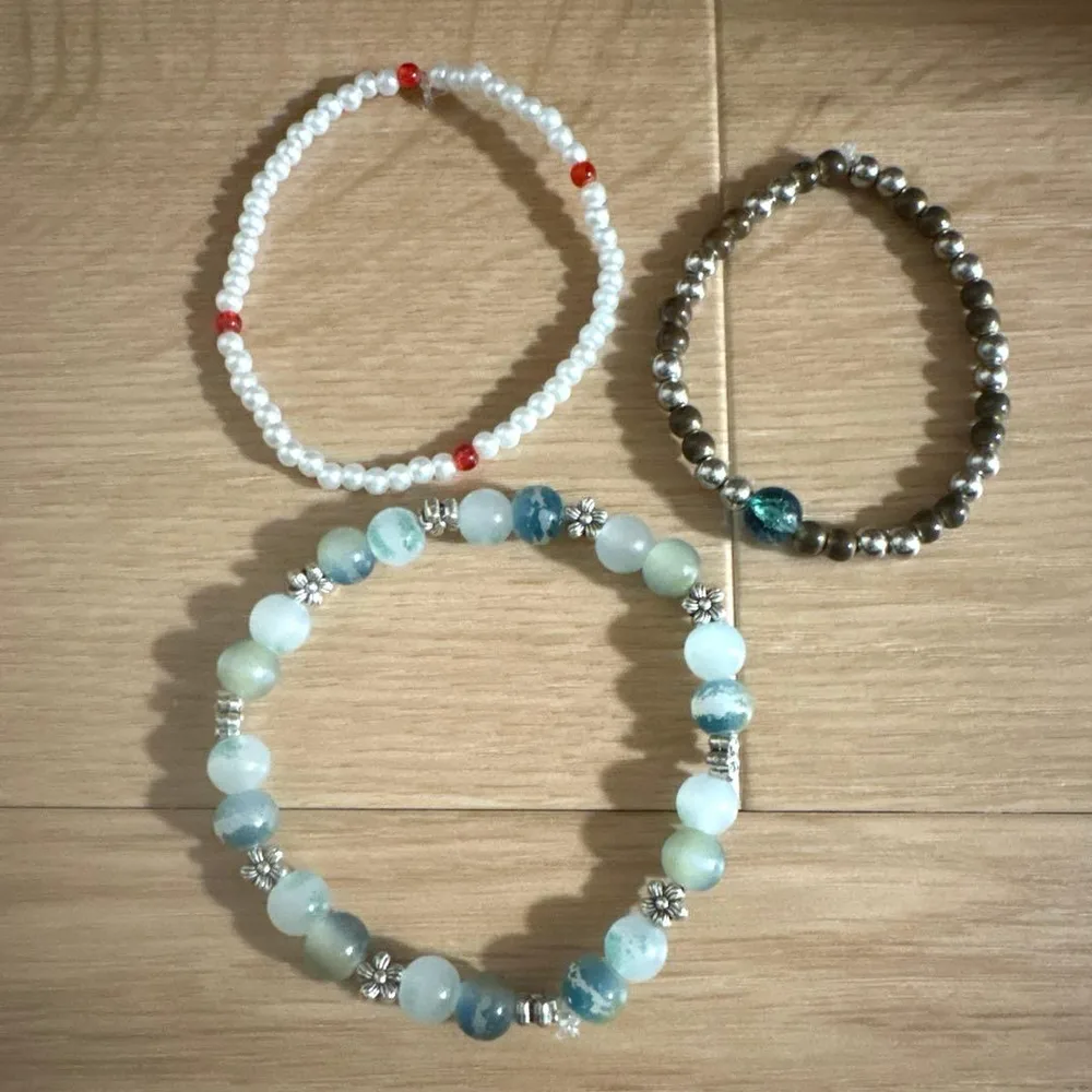 ブレスレット 3点セット ハンドメイド