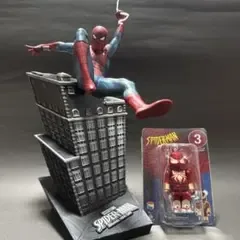 Happyくじ スパイダーマン A賞 スイングスタチュー おまけ付き