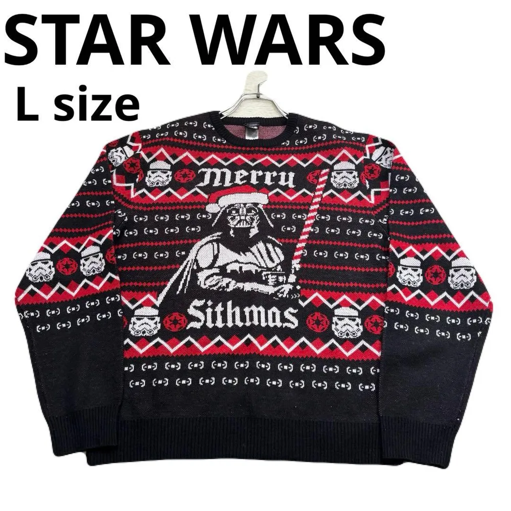 STAR WARS クリスマス ニット セーター Merry Sithmas
