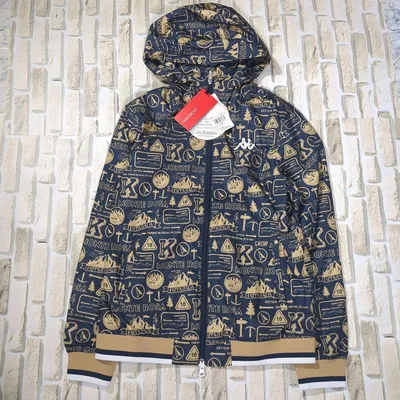 【未使用・タグ付き】カッパゴルフ 裏メッシュ ジップパーカー ジャケット 総柄