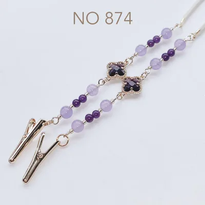 天然石、ナプキンクリップエプロンクリップNO 874