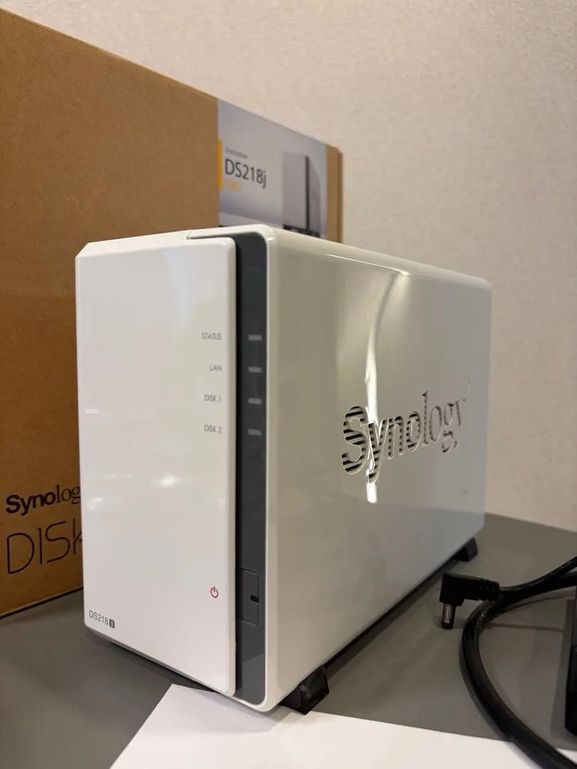 Synology DiskStation DS218j NAS HDDなし