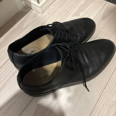 Clarks collection レザーシューズ ブラック 25.5-26.0