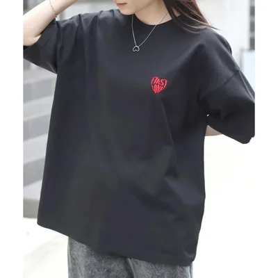 【新品未使用】 半袖 Tシャツ ブラック lazar 刺繍Mサイズ
