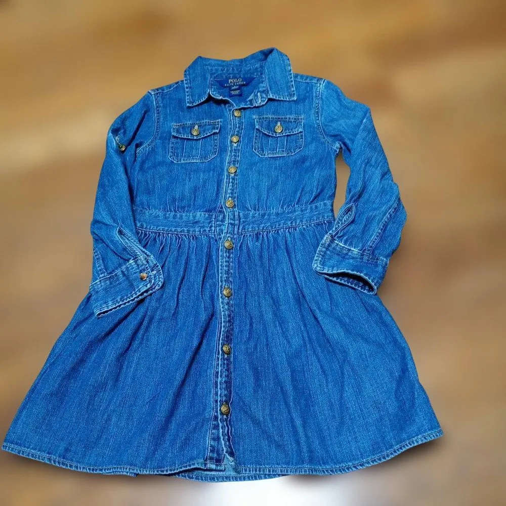 Polo Ralph Lauren キッズ デニムワンピース 120cm