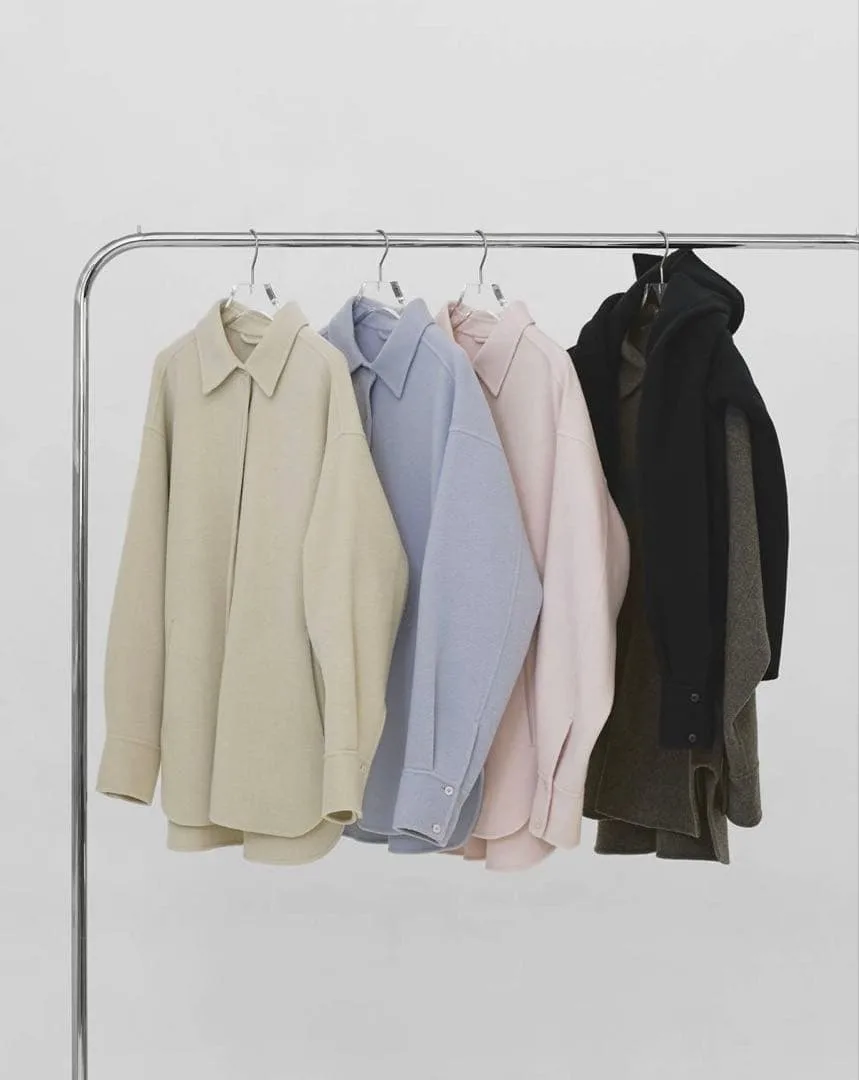 TODAYFUL Wool Shirts Jacketベビーピンク38