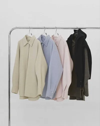 TODAYFUL Wool Shirts Jacketベビーピンク38