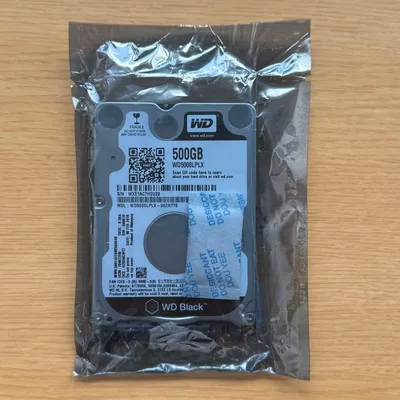 【新品未開封】WD Black 2.5インチ HDD 500GB