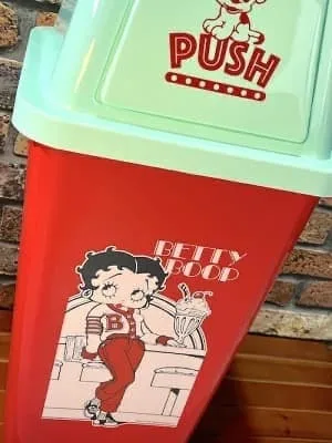 ベティちゃん ダストボックス ゴミ箱 20L Betty Boop SE1398