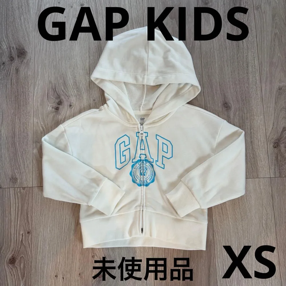 GAP KIDS ギャップキッズ パーカー 白 XS ガールズ 4〜5歳 未使用