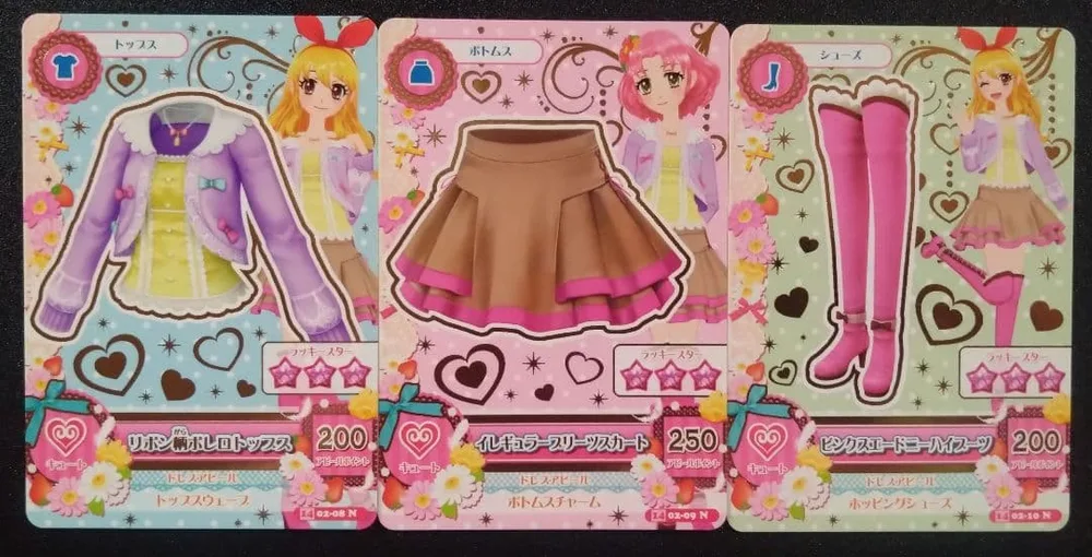 アイカツ! リボン柄ボレロトップス N