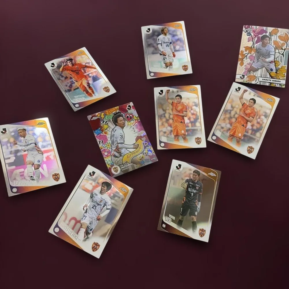 清水エスパルス Topps Chrome トレーディングカード 9枚セット