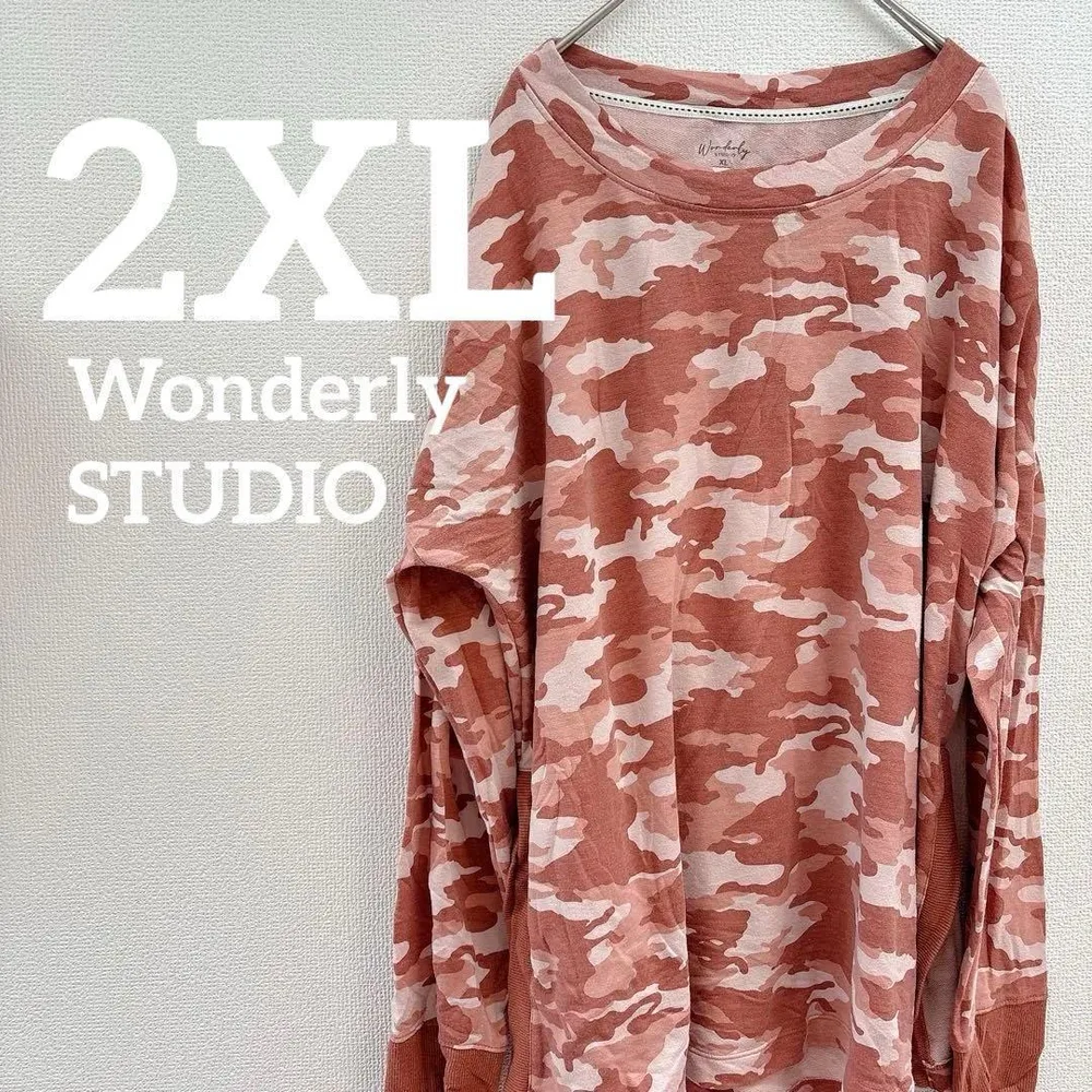 ⭐️651 Wonderly STUDIO 迷彩 薄手 ビックシルエット