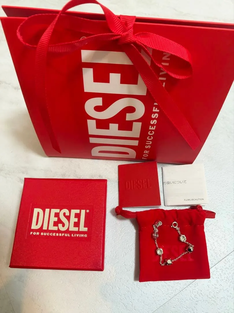 DIESEL ディーゼル ブレスレット シルバーカラー