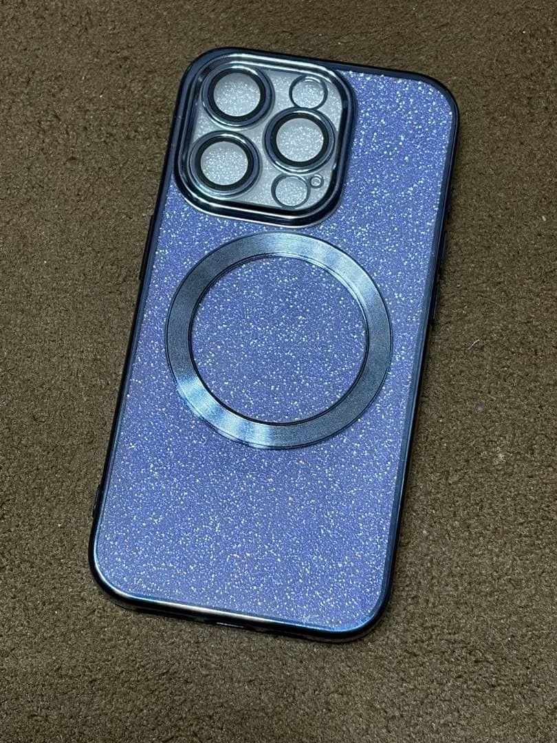 iPhone用15proケース ラメ入り