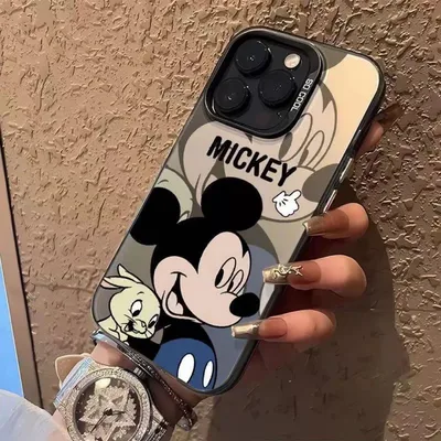 ミッキーマウス iPhone 15 Pro用ケース キャラクターデザイン
