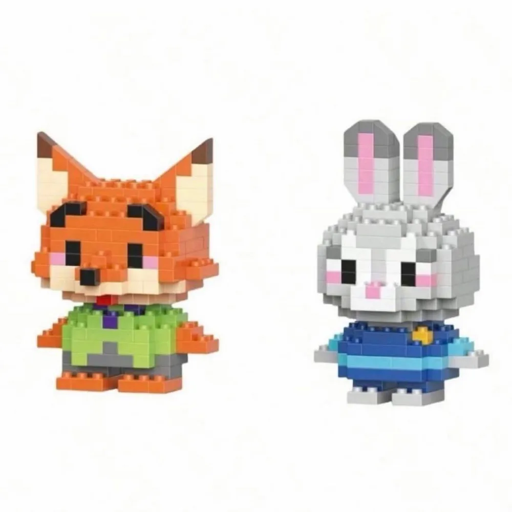 ディズニー ナノブロック ズートピア ジュディ ニック
