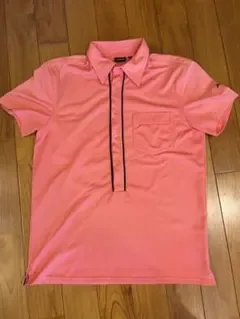 J.LINDEBERG 半袖ポロシャツ ピンク M ゴルフ