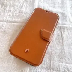 LUXIMAL iphone 14 pro ケース スマホケース 茶色 手帳型