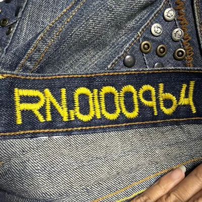 AKADEMIKS スタッズブリーチ加工 デニム Y2K 36 ジーンズ