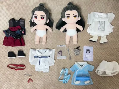 陳情令 公式ぬいぐるみ 20ml 魏無羨 藍忘機 minidoll 典藏特典版
