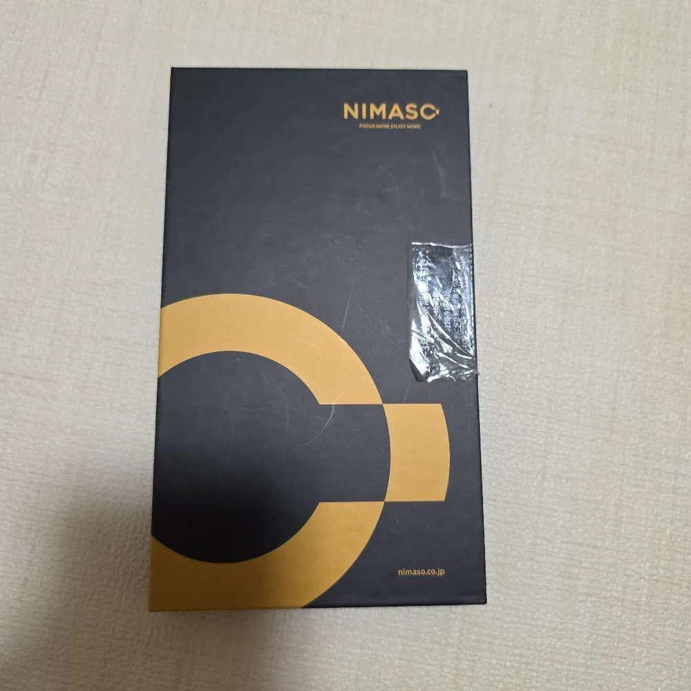 NIMASO iPhone15ProMax用ガラスフィルム フレームガイド枠付き