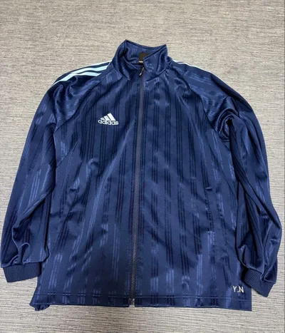 adidas アディダス トラックジャケット ジャージ ネイビー Lサイズ