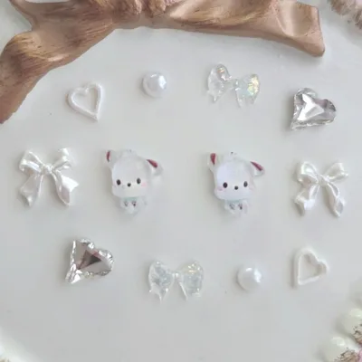 ポチャッコ ネイルパーツ セット サンリオ ウィッシュコア レジン デコ 3d