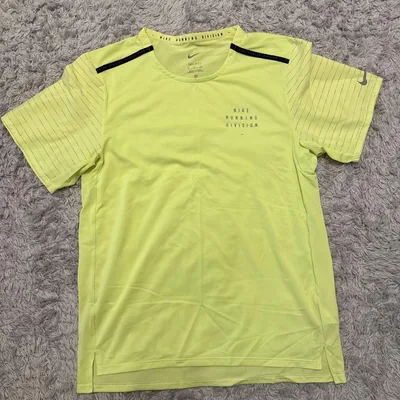 NIKE ランニング Tシャツ ネオングリーン