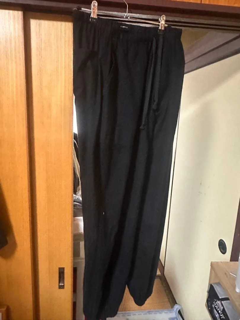 【COMOLI / コモリ】シルクネル ドローストリングパンツ サイズ1