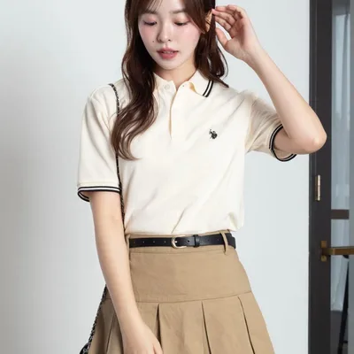 U.S. POLO ASSN. ラインポロシャツ