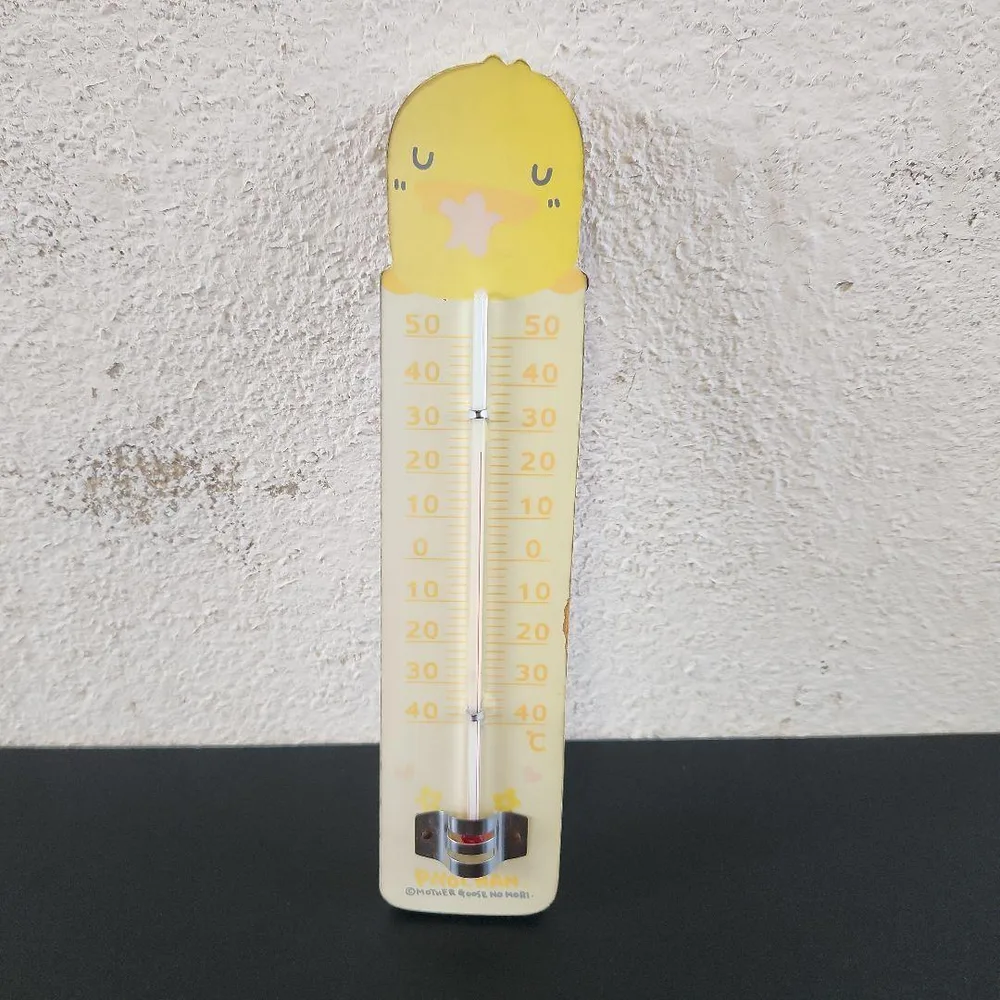 昭和レトロ 壁掛け 温度計 気温計 マザーグース ぴよちゃん
