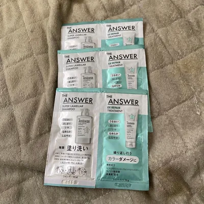 THE ANSWER シャンプー トリートメント 試供品 3回分