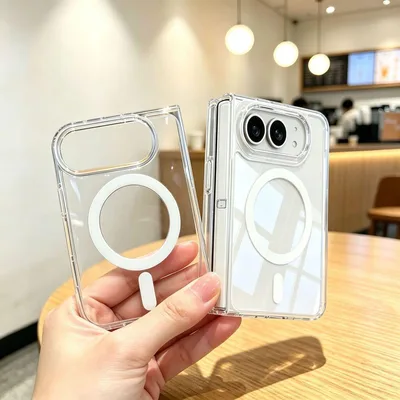 iPhone Duo用 クリアケース MagSafe対応 磁気リング付き 新品