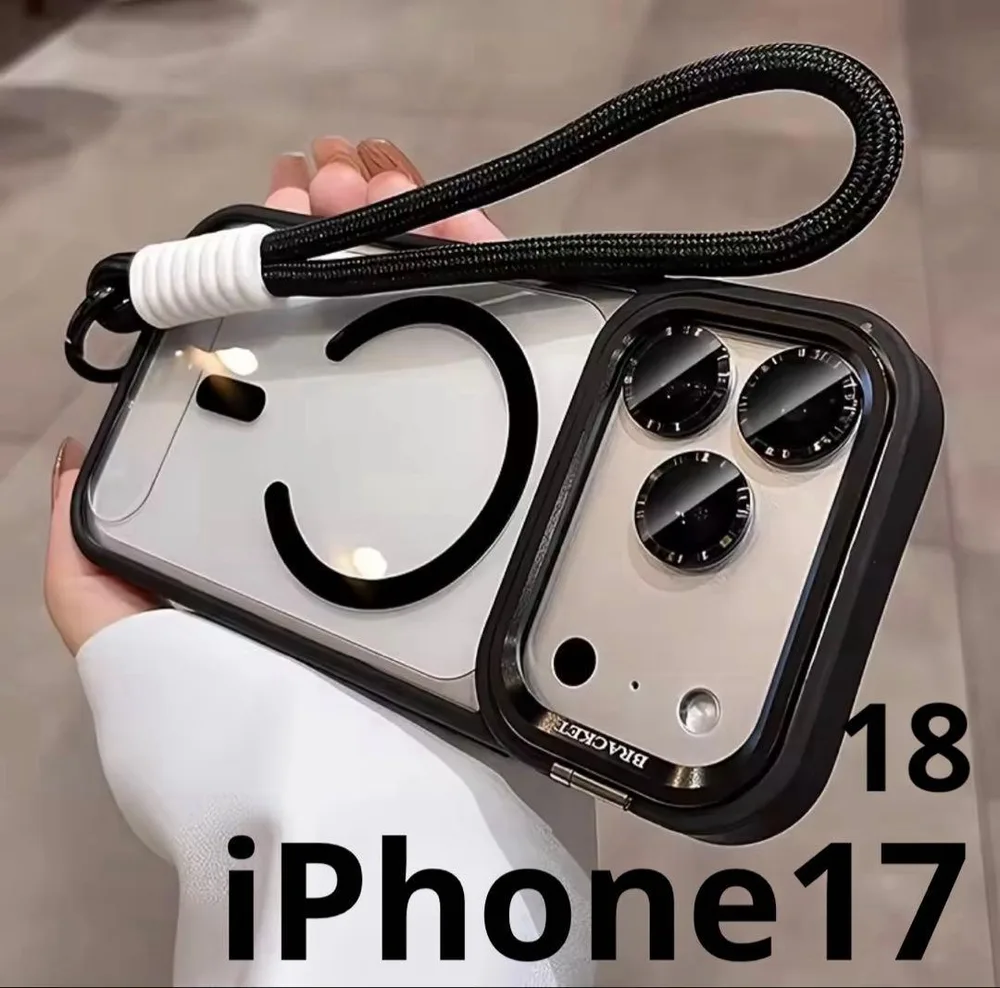 新品iPhone17/18 ケース MagSafe対応 カメラ保護 ブラック