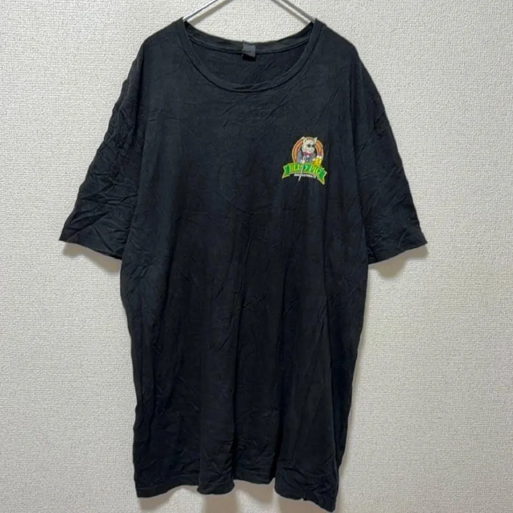 DISTRICT 半袖プリントTシャツ 丸首 ワンポイント【2XL】