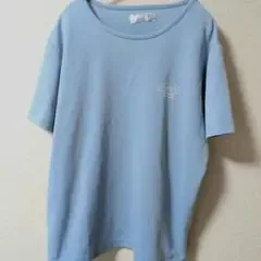 スミッコグラシ Tシャツ クルーネック 半袖 無地 フリー 藍 ポリエステル