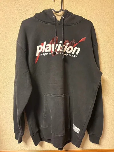 plavision パーカー ブラック XL