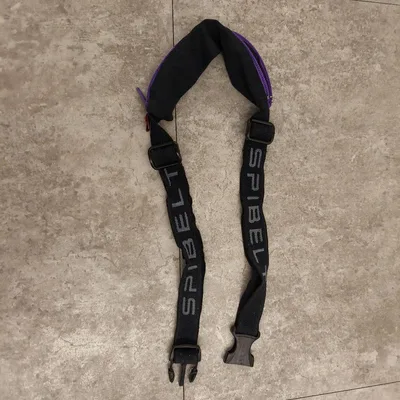 SPIBELT スパイベルト ウエストポーチ ブラック パープル