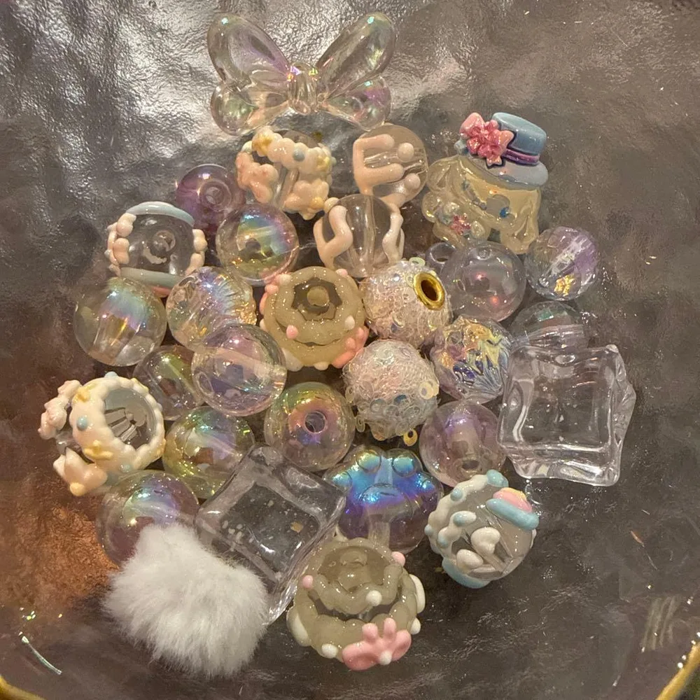 シナモン ハンドメイド キャラクタービーズ 詰め合わせセット×30