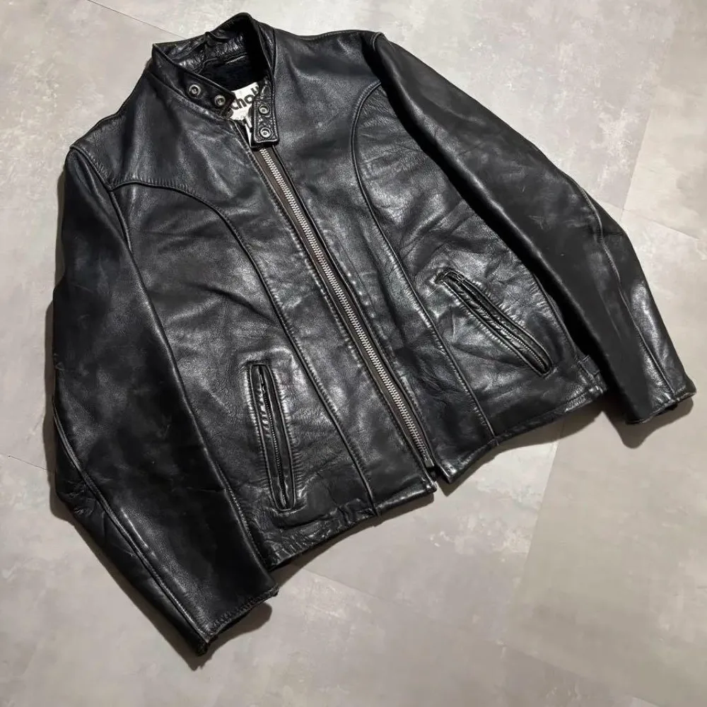 完品 Schott Bros. ショット シングルライダース レザージャケット
