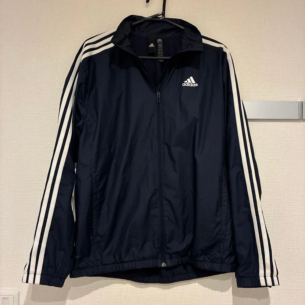 adidas トラックジャケット ネイビー L