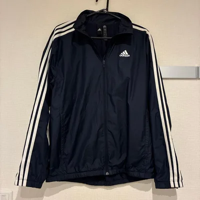 adidas トラックジャケット ネイビー L