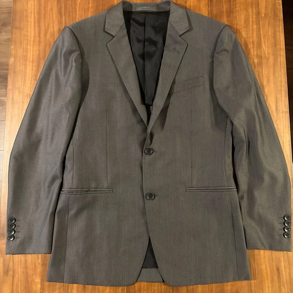 Calvin Klein テーラードジャケット グレー 38サイズ