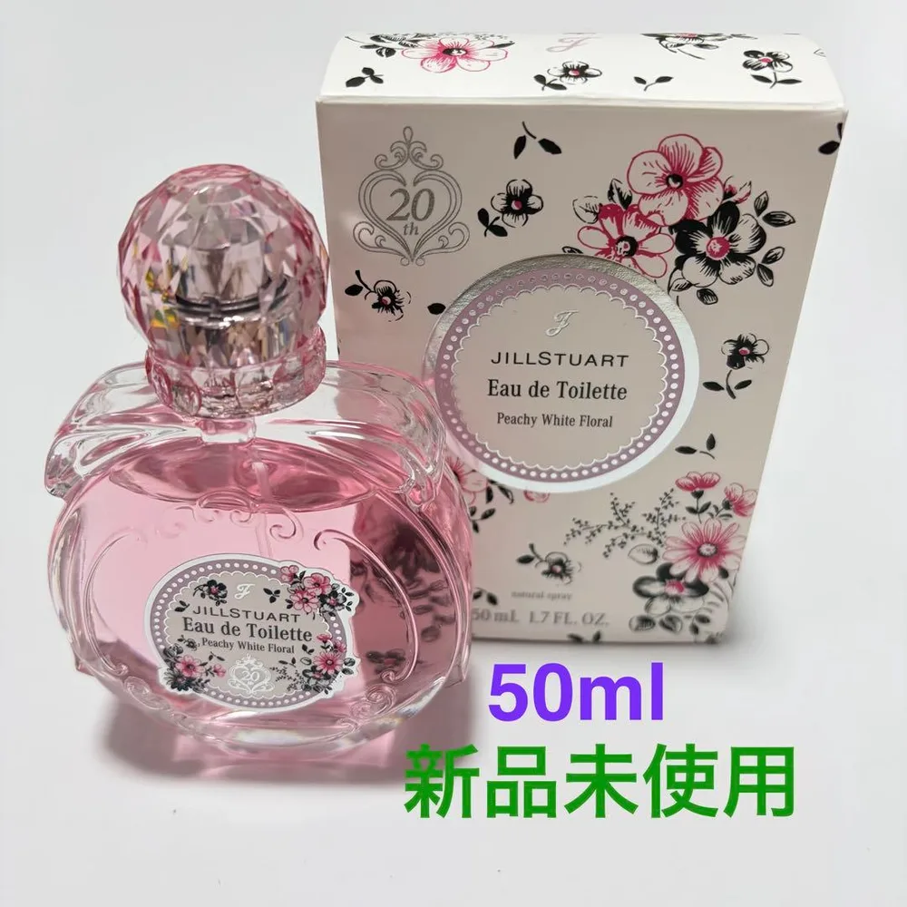 ジルスチュアート ピーチー ホワイトフローラル オードトワレ 50ml 新品