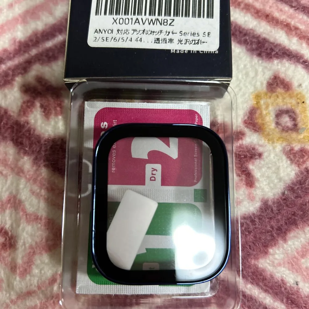 ANYOI Apple Watch保護ケース 44mm 光沢ブラック