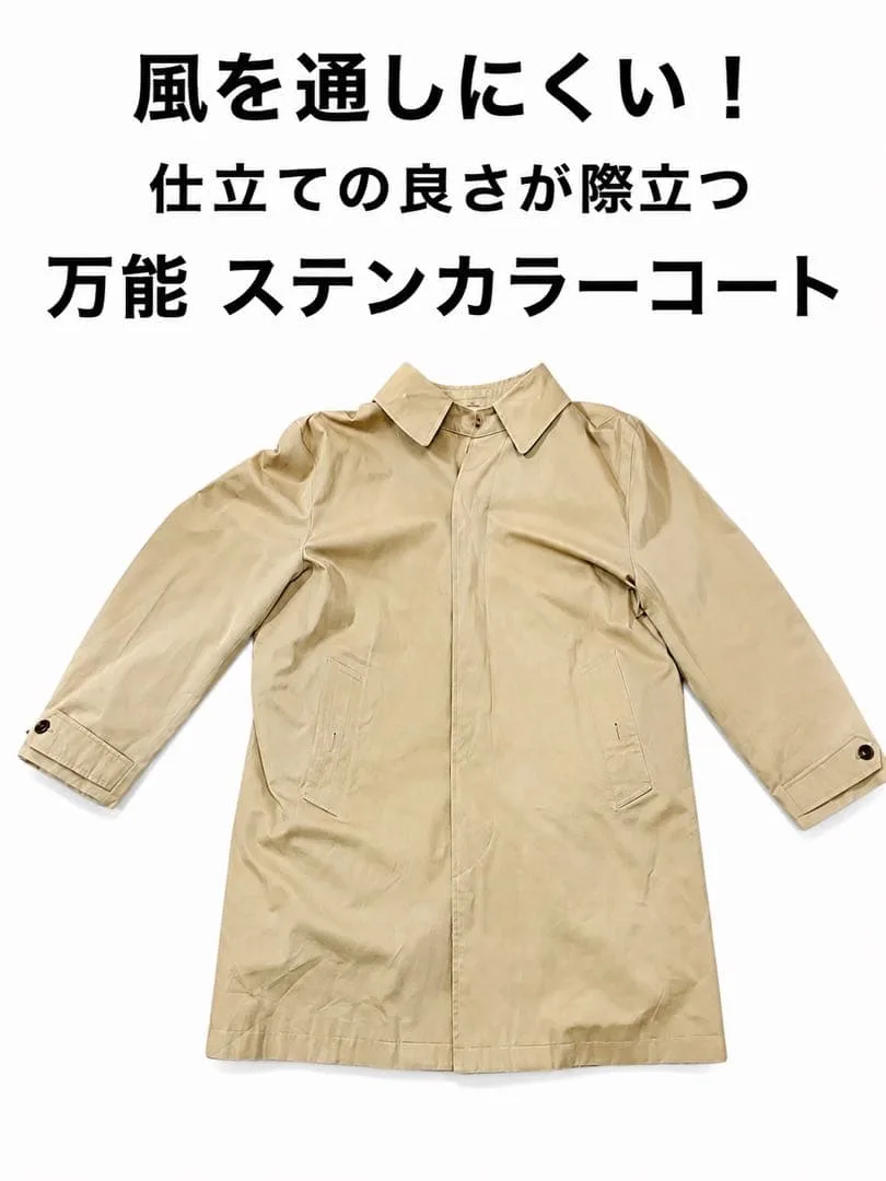 J.PRESS ベンタイル ステンカラーコート 中綿ライナー付ベージュLLサイズ