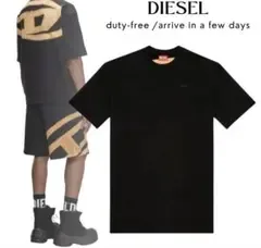 DIESEL メンズ Tシャツ ブラック
